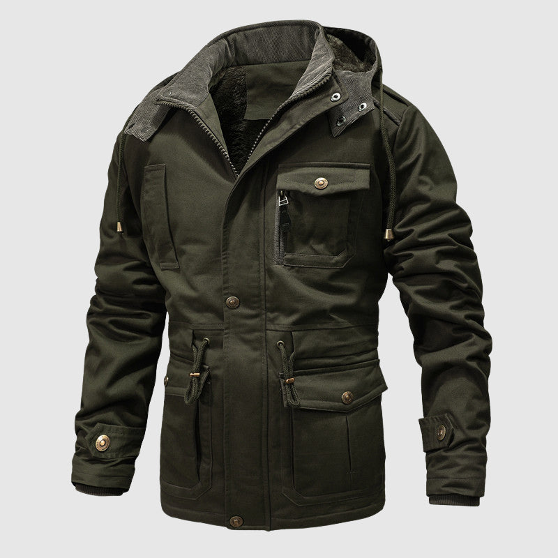 EB | Taktische Baumwollmischjacke Strapazierfähige Warme Outdoorjacke