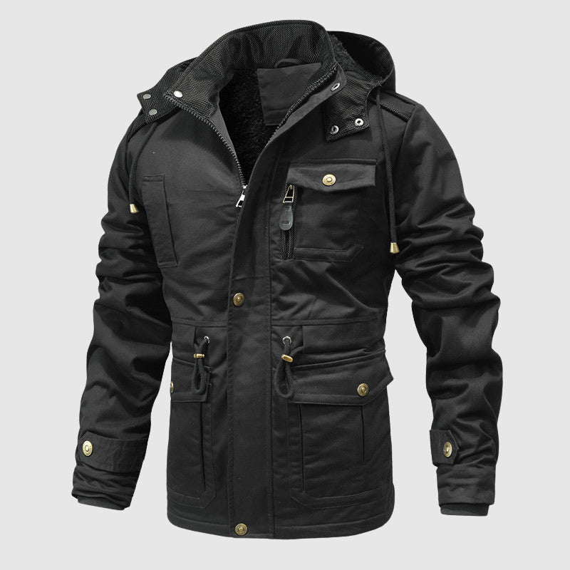 EB | Taktische Baumwollmischjacke Strapazierfähige Warme Outdoorjacke
