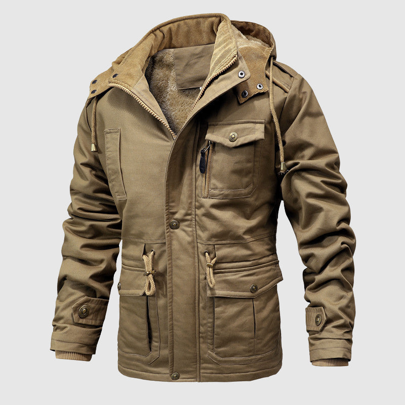 EB | Taktische Baumwollmischjacke Strapazierfähige Warme Outdoorjacke