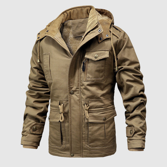 EB | Taktische Baumwollmischjacke Strapazierfähige Warme Outdoorjacke