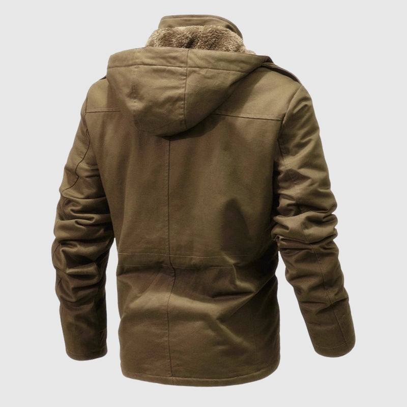 EB | Taktische Baumwollmischjacke Strapazierfähige Warme Outdoorjacke