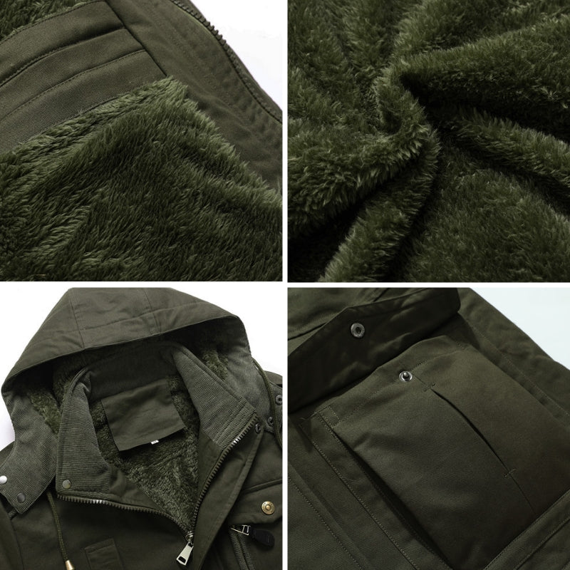 EB | Taktische Baumwollmischjacke Strapazierfähige Warme Outdoorjacke