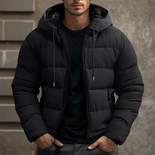 EB | Leichte warme Pufferjacke für den Winterstil von Herren