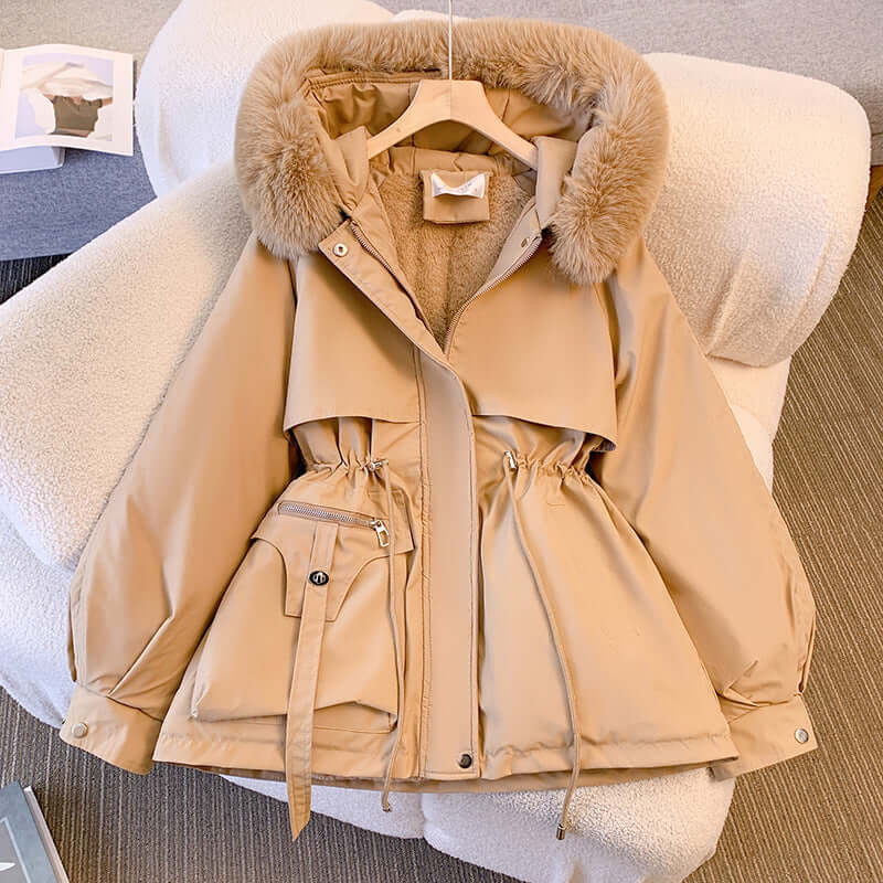 EB | Gepolsterte Jacke Damen - Lange Winterjacke Damen
