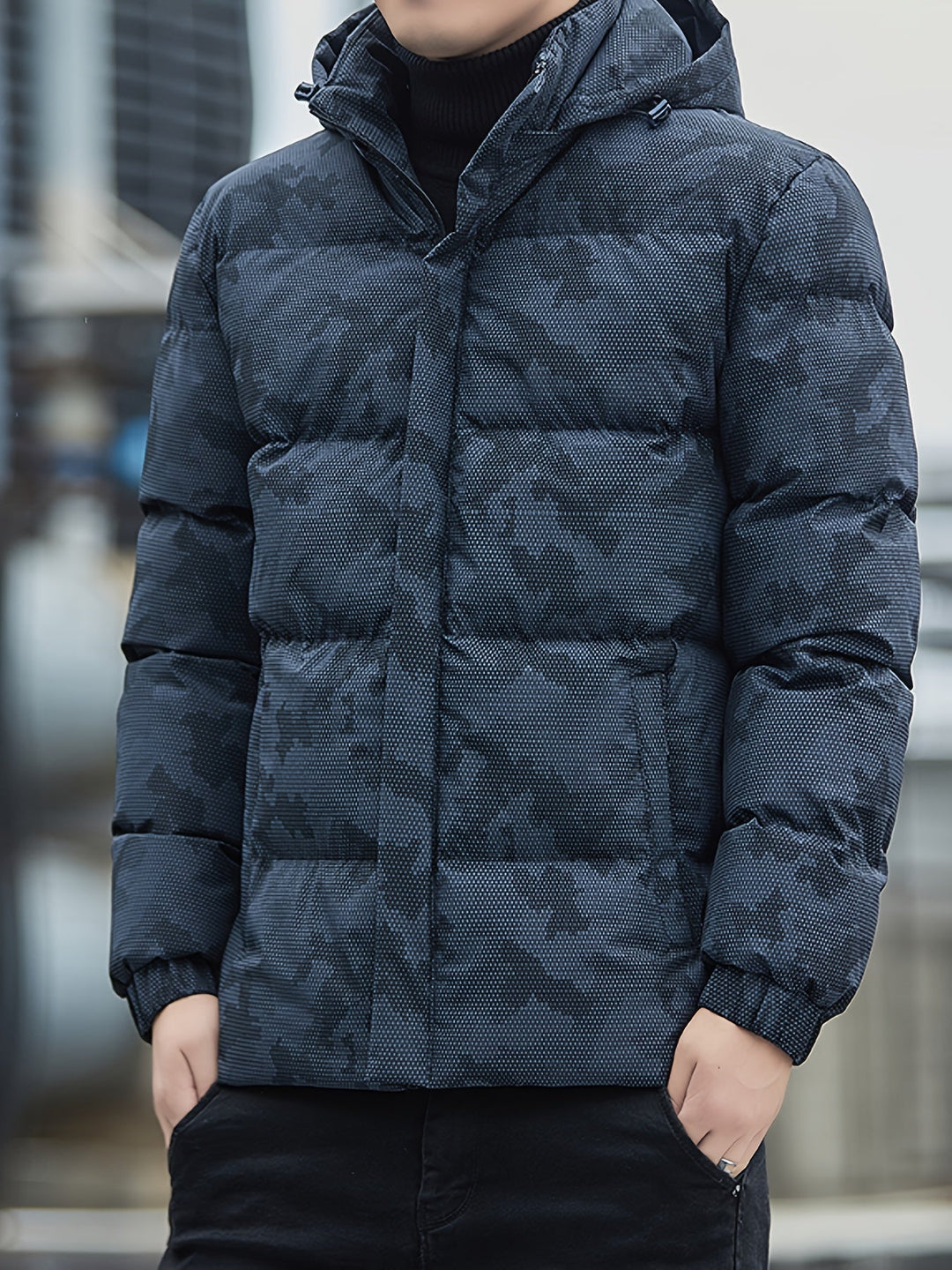 EB | Pufferjacke mit Reißverschluss und Stehkragen