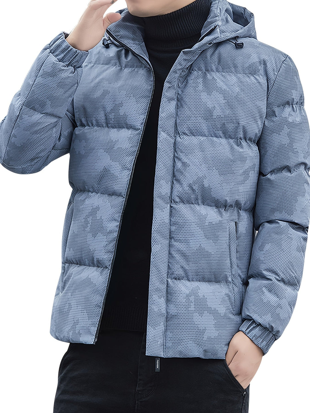 EB | Pufferjacke mit Reißverschluss und Stehkragen