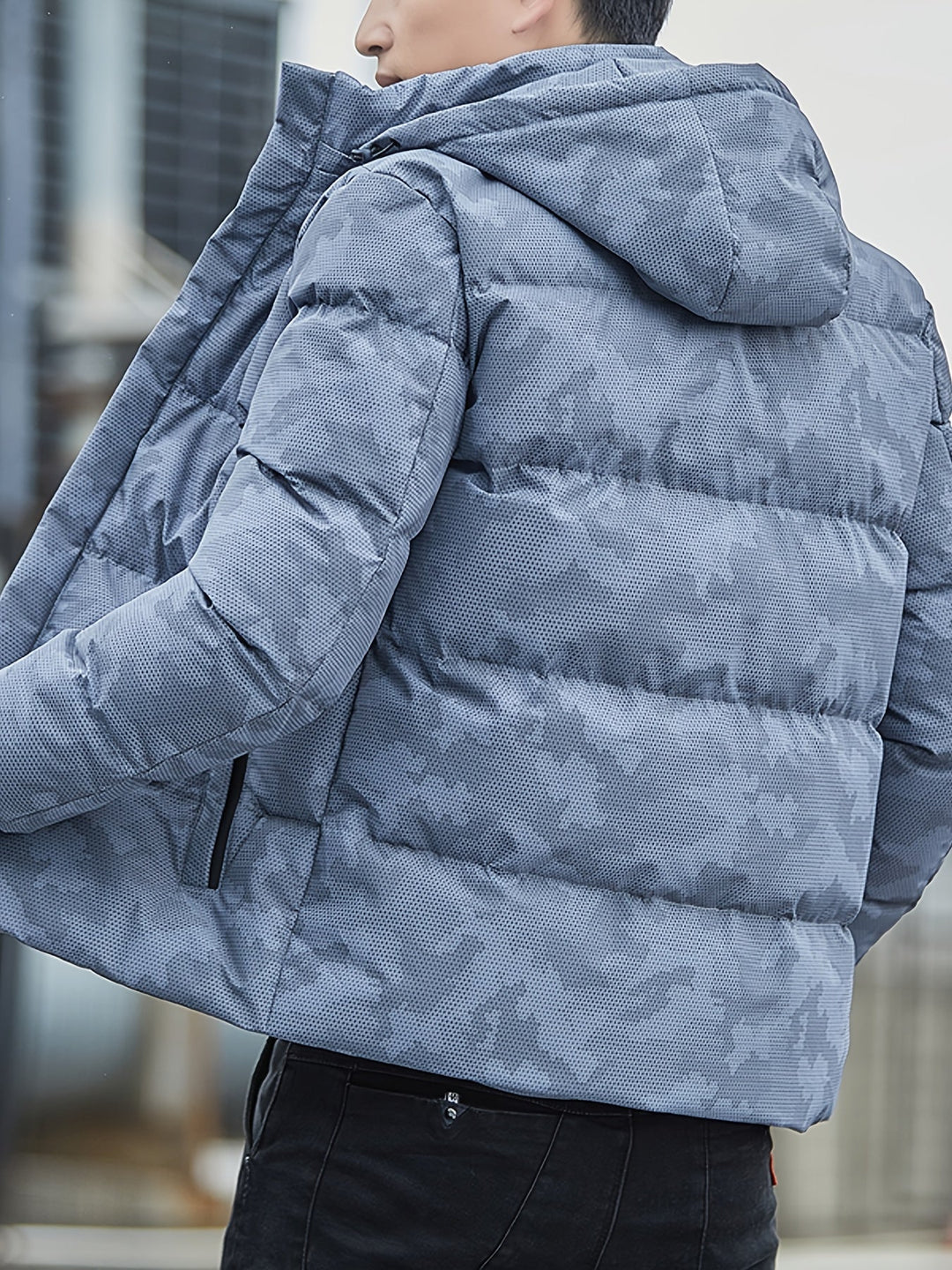 EB | Pufferjacke mit Reißverschluss und Stehkragen