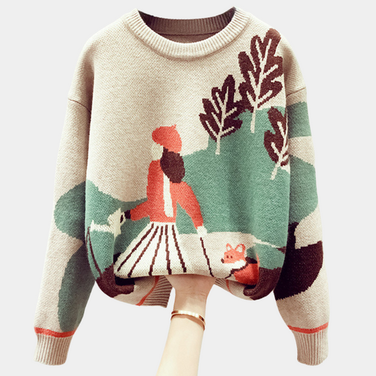 EB | Damenpullover mit Muster