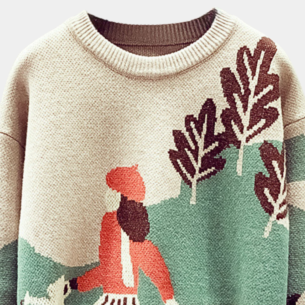 EB | Damenpullover mit Muster