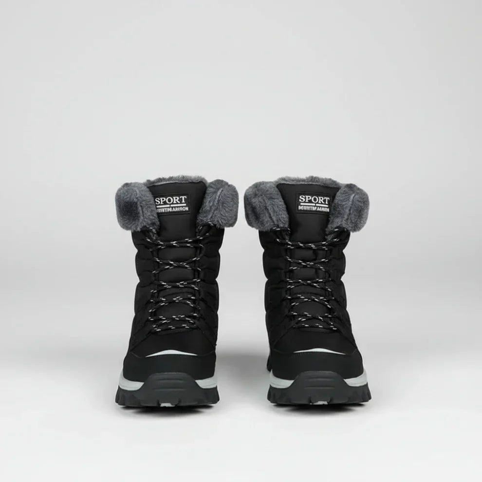 Winterstiefel Für Damen Mit Fellfutter Damen EB