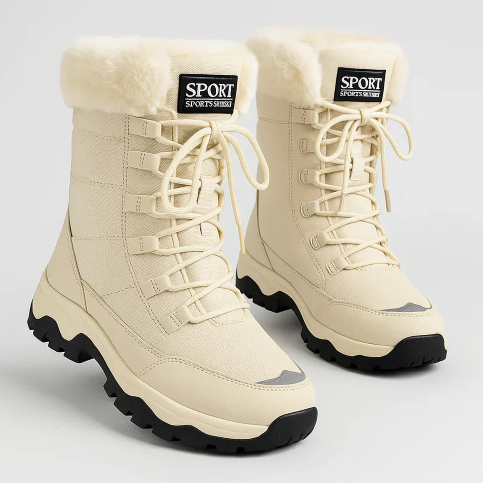 Winterstiefel Für Damen Mit Fellfutter Damen EB