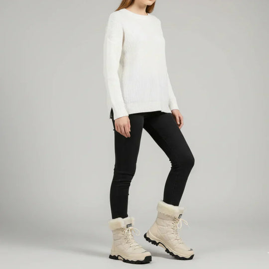 Winterstiefel Für Damen Mit Fellfutter Damen EB