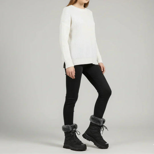 Winterstiefel Für Damen Mit Fellfutter Damen EB
