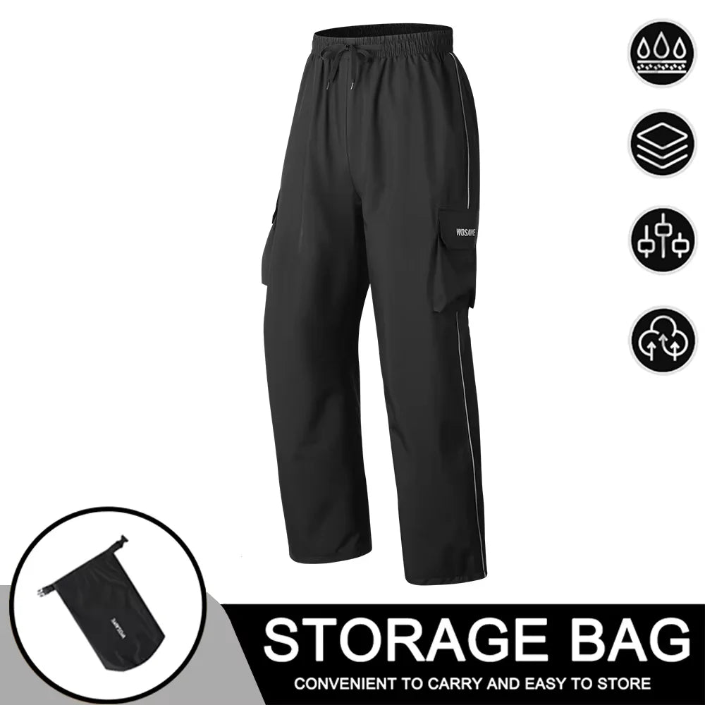 EB | Herren Motorrad Regenjacke Wasserdicht - Reflexschwarz/Grün S-2XL