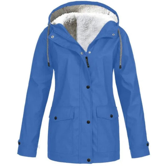EB | Fleece Outdoor-Jacke mit Kapuze - Damenjacke