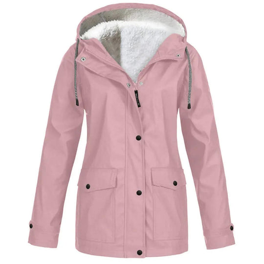 EB | Fleece Outdoor-Jacke mit Kapuze - Damenjacke