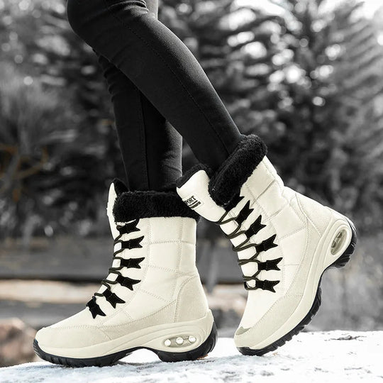 EB | Wasserdichte Knöchelhohe Schneestiefel für Frauen – Gemütlich & Stilvoll