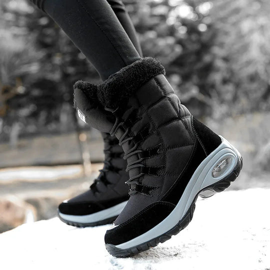 EB | Wasserdichte Knöchelhohe Schneestiefel für Frauen – Gemütlich & Stilvoll