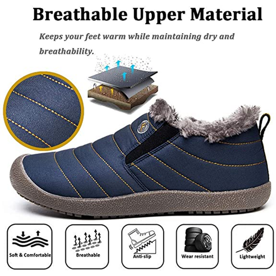 R&B | Wasserdichte Knöchelstiefel für Unisex – Warm & Bequem für Winterabenteuer