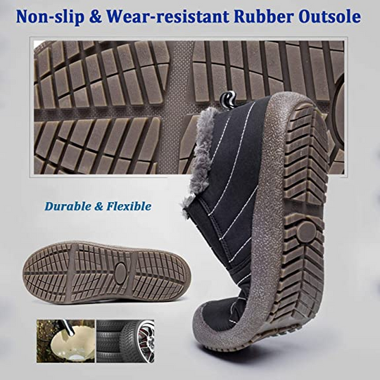 R&B | Wasserdichte Knöchelstiefel für Unisex – Warm & Bequem für Winterabenteuer