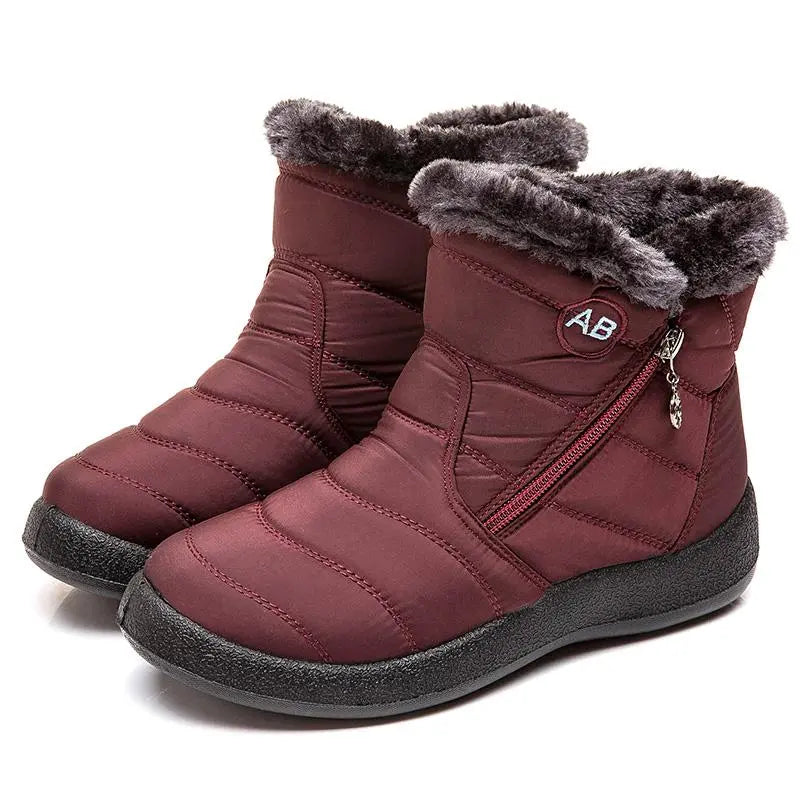 EB | Wasserdichte Knöchel-Schneestiefel für Frauen – Warm & Gemütlicher Komfort