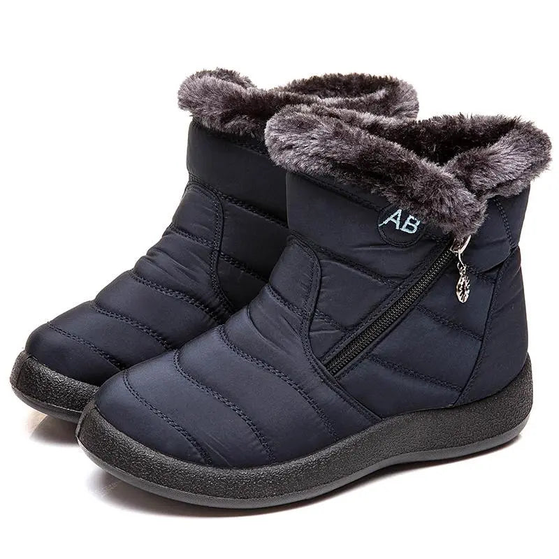 EB | Wasserdichte Knöchel-Schneestiefel für Frauen – Warm & Gemütlicher Komfort