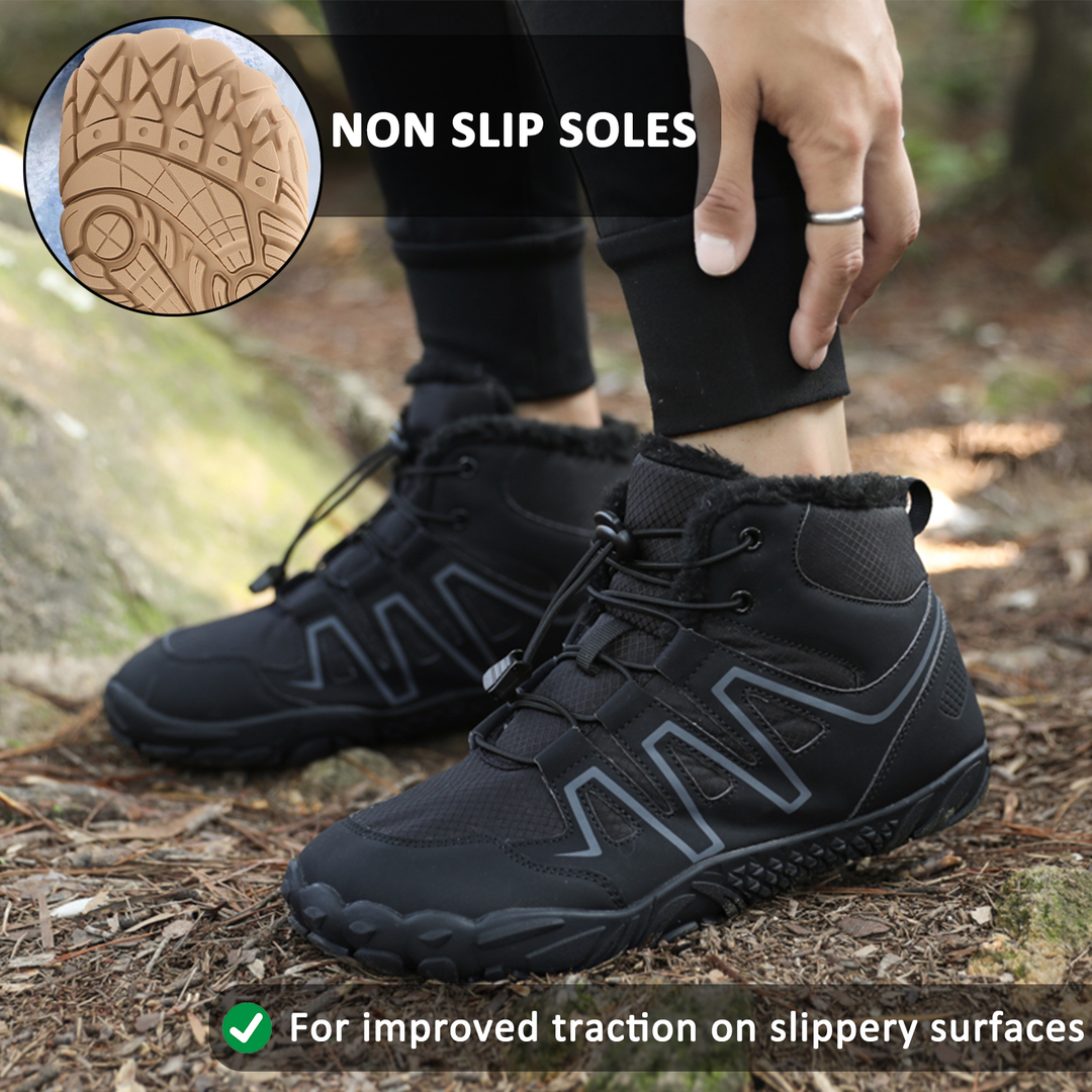 EB | Wasserdichte High-Top-Schneestiefel für Unisex – Bequemes & Rutschfestes Design