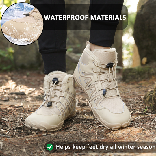 EB | Wasserdichte High-Top-Schneestiefel für Unisex – Bequemes & Rutschfestes Design