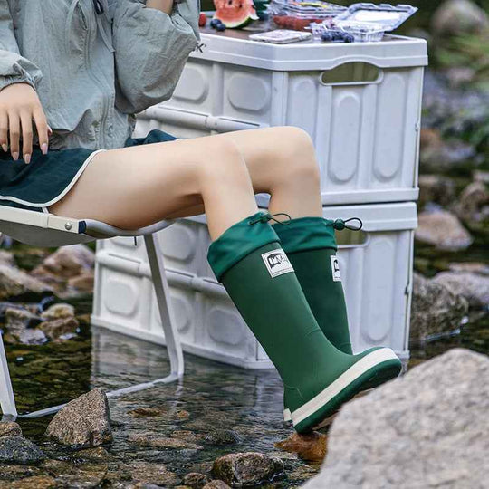 EB | Regenstiefel Damen - Leichtgewichtige Rutschfeste Gummiausführung