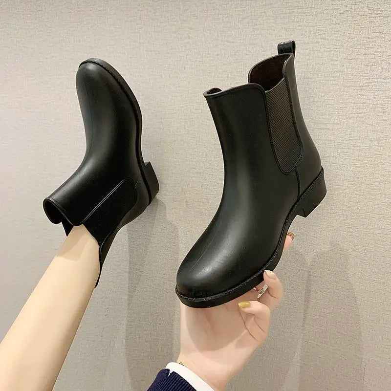 EB | Slip-On Regenstiefel - Bequeme Gepolsterte Design für Frauen