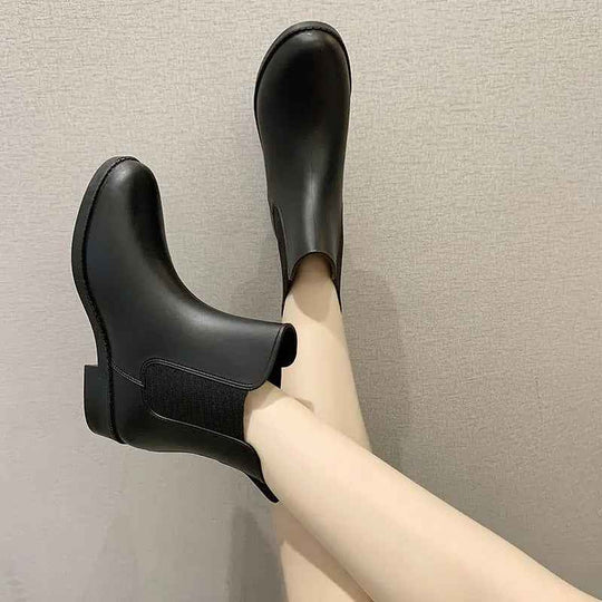 EB | Slip-On Regenstiefel - Bequeme Gepolsterte Design für Frauen