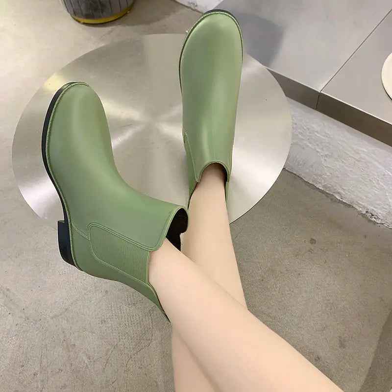 EB | Slip-On Regenstiefel - Bequeme Gepolsterte Design für Frauen