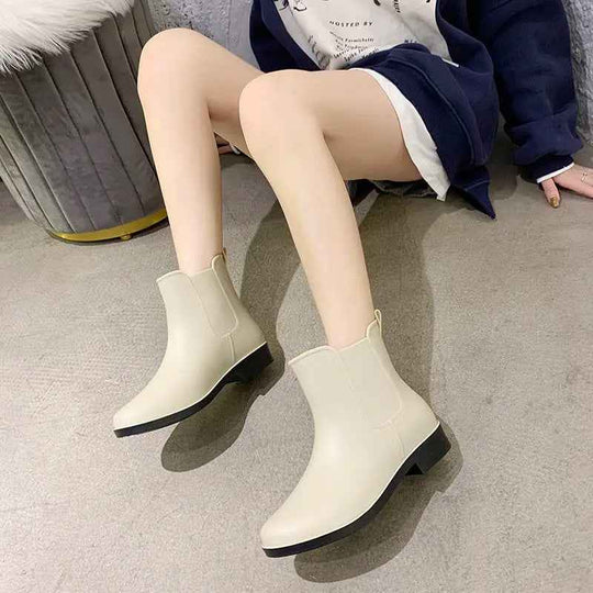 EB | Slip-On Regenstiefel - Bequeme Gepolsterte Design für Frauen