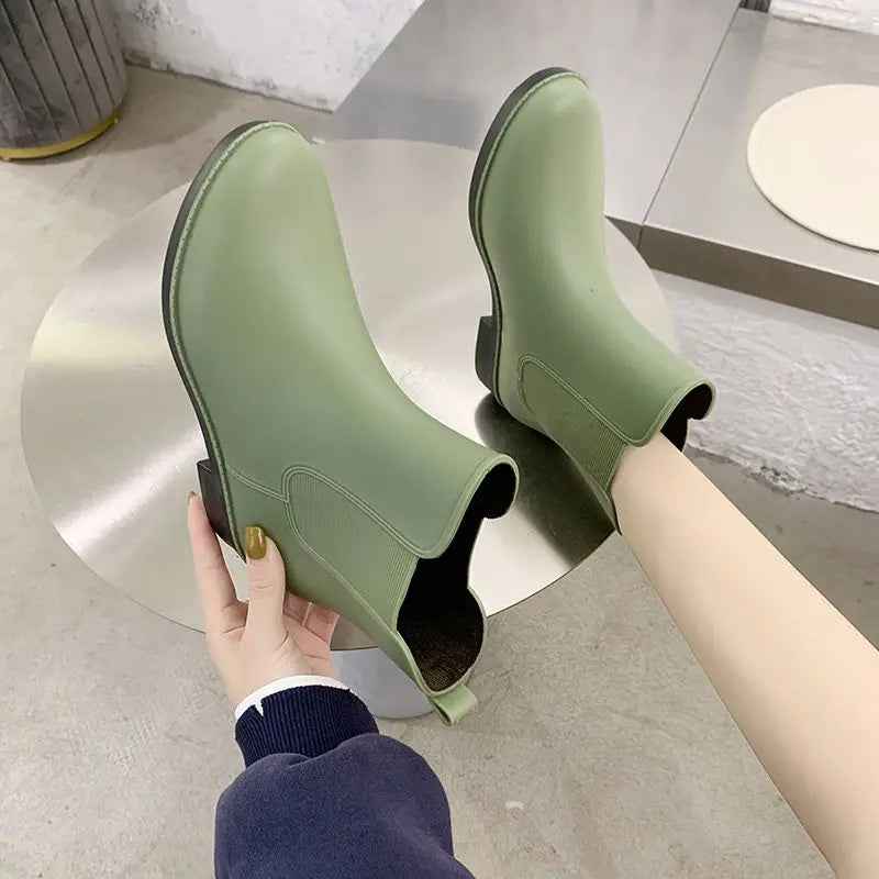 EB | Slip-On Regenstiefel - Bequeme Gepolsterte Design für Frauen