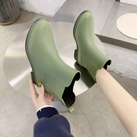 EB | Slip-On Regenstiefel - Bequeme Gepolsterte Design für Frauen