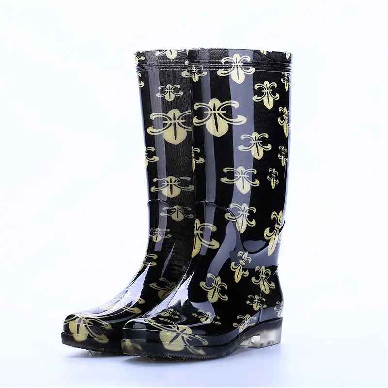 EB | Winterstiefel - Stilvolles Blumenmuster für Frauen