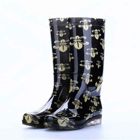 EB | Winterstiefel - Stilvolles Blumenmuster für Frauen