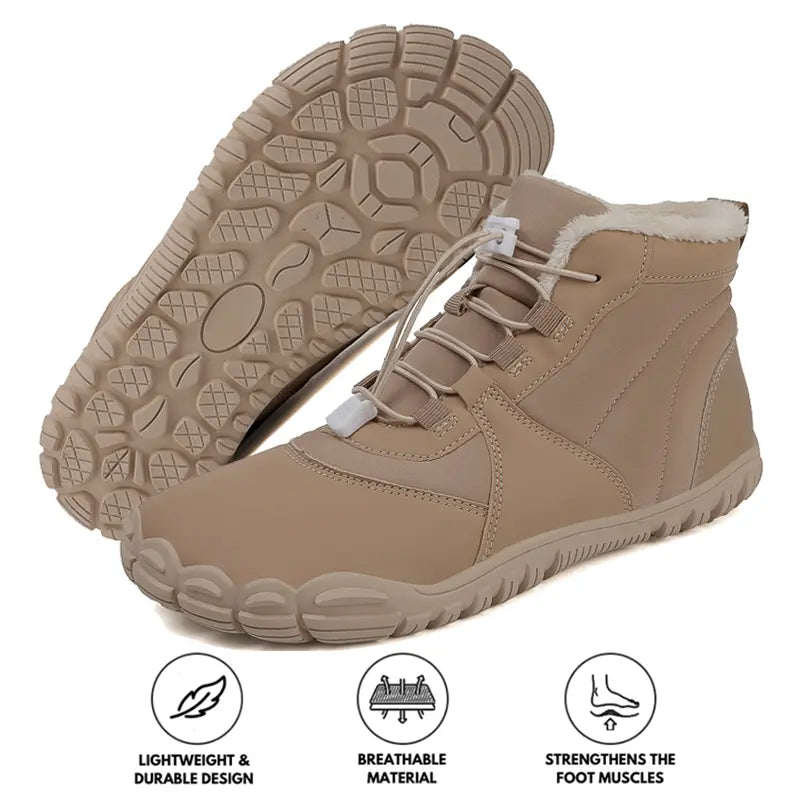 EB | Wasserdichte Winterstiefel für Frauen – Warm & Bequem Barfußdesign