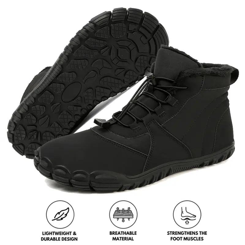 EB | Wasserdichte Winterstiefel für Frauen – Warm & Bequem Barfußdesign