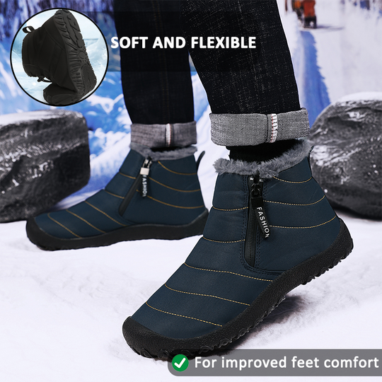 EB | Wasserdichte Winter-Wanderschuhe für Unisex – Bequemes und rutschfestes Design