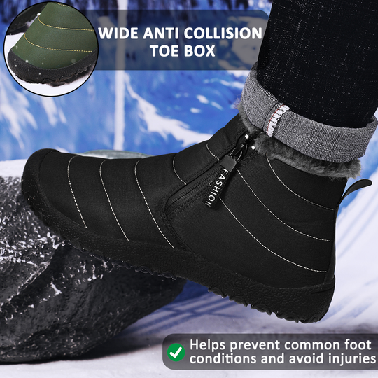 EB | Wasserdichte Winter-Wanderschuhe für Unisex – Bequemes und rutschfestes Design