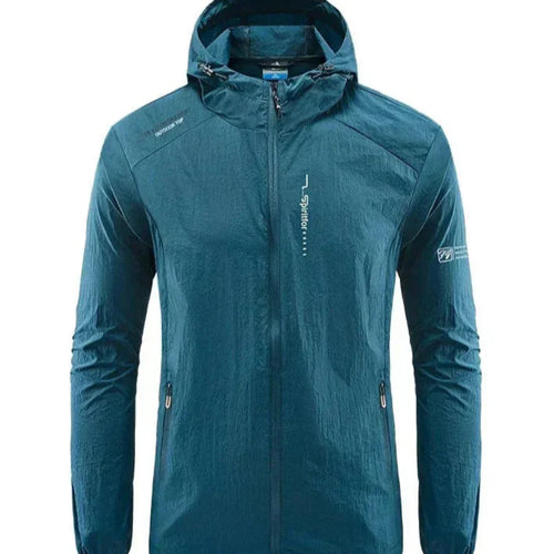 EB | Ultraleichte, Wind- und Sonnensichere Sommerjacke mit Kapuze für Herren
