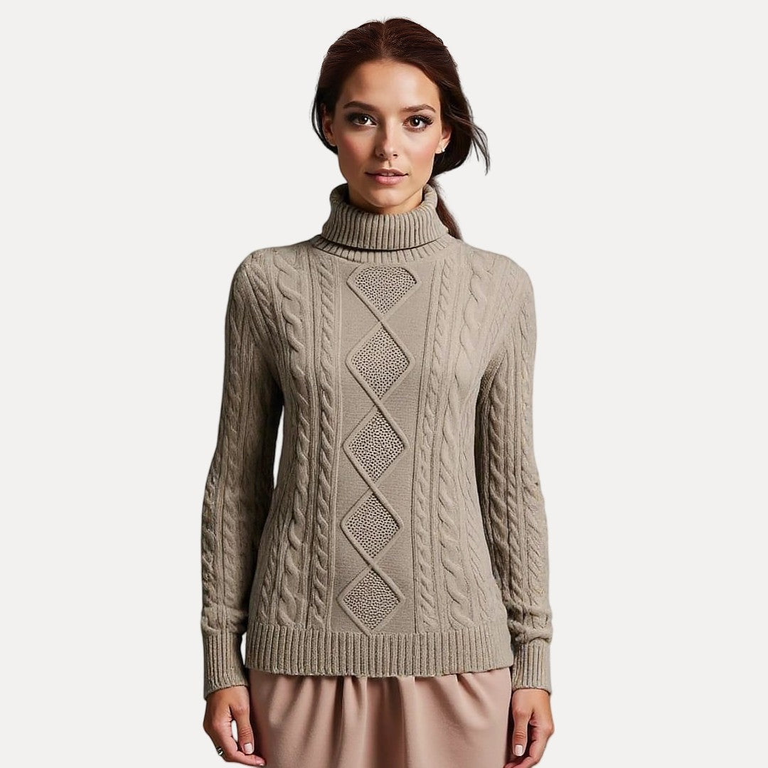 EB | Strickpullover mit Stehkragen