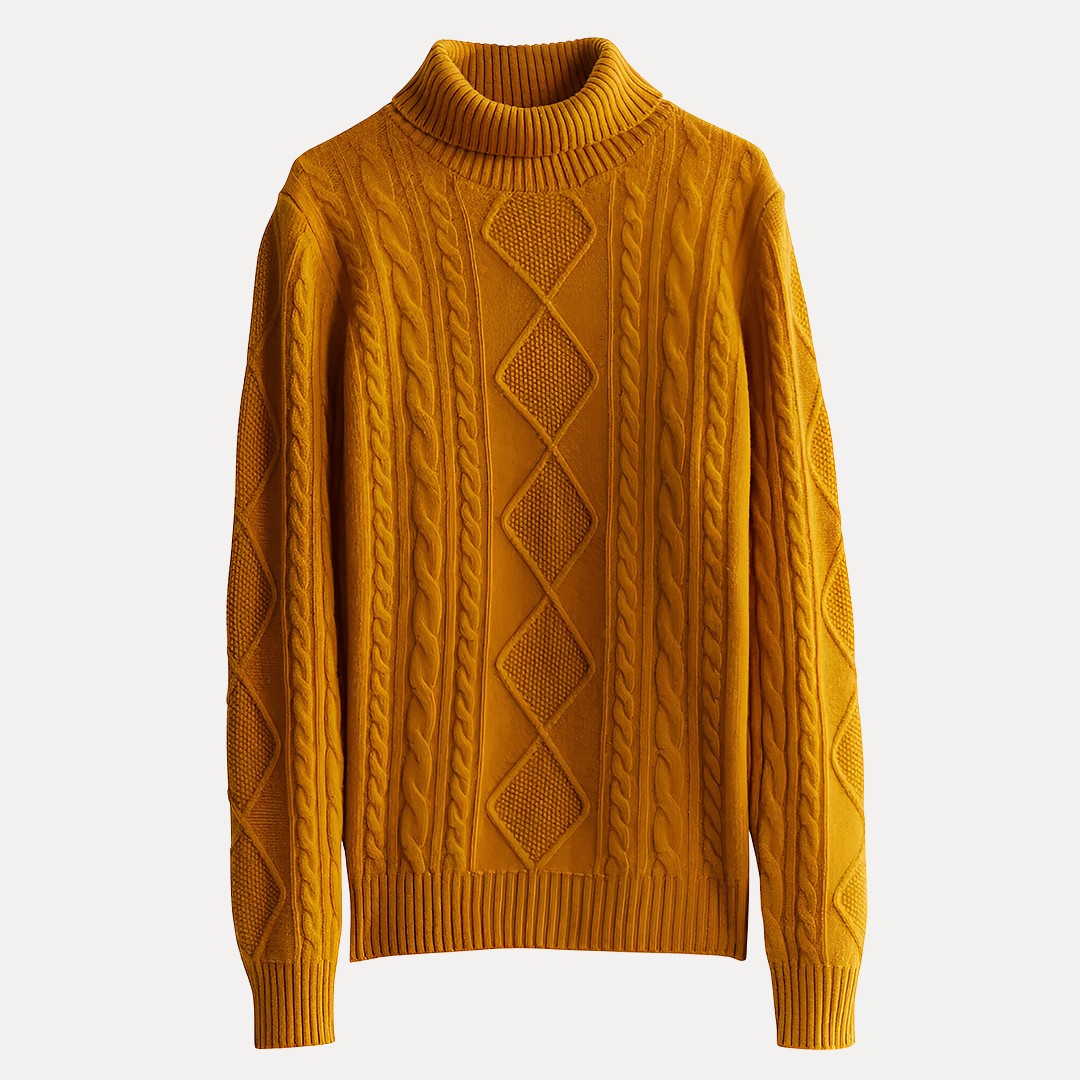 EB | Strickpullover mit Stehkragen