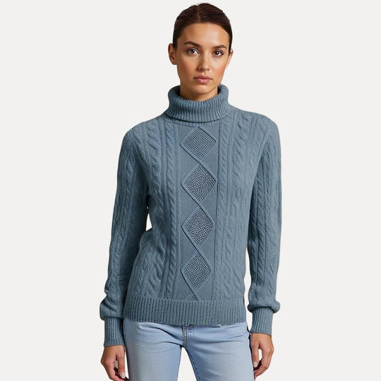 EB | Strickpullover mit Stehkragen