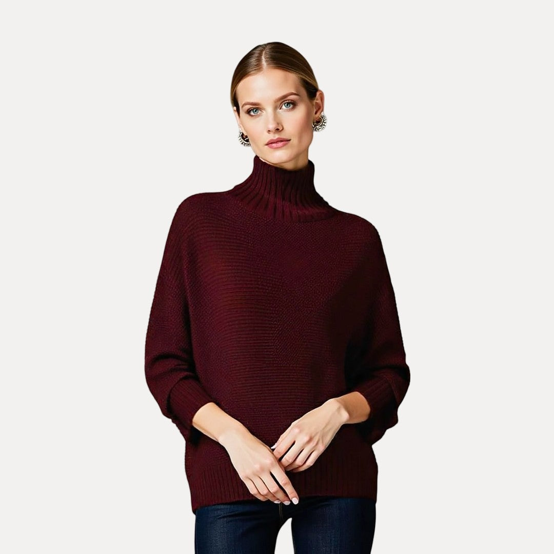 EB | Wollpullover mit Stehkragen
