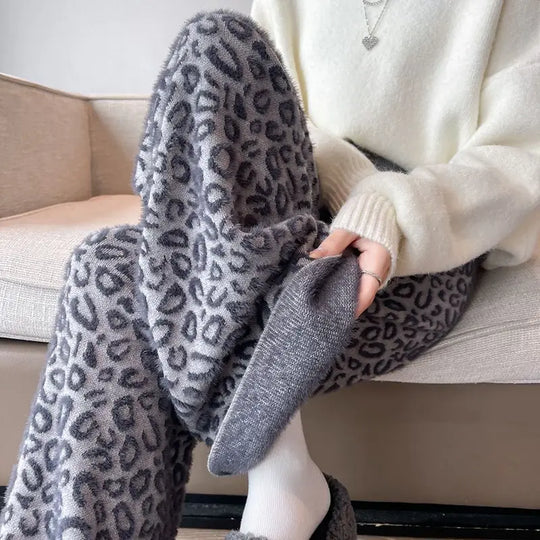 EB | Bein Hosen für Damen mit Leopardenmuster