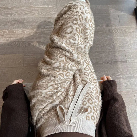EB | Bein Hosen für Damen mit Leopardenmuster
