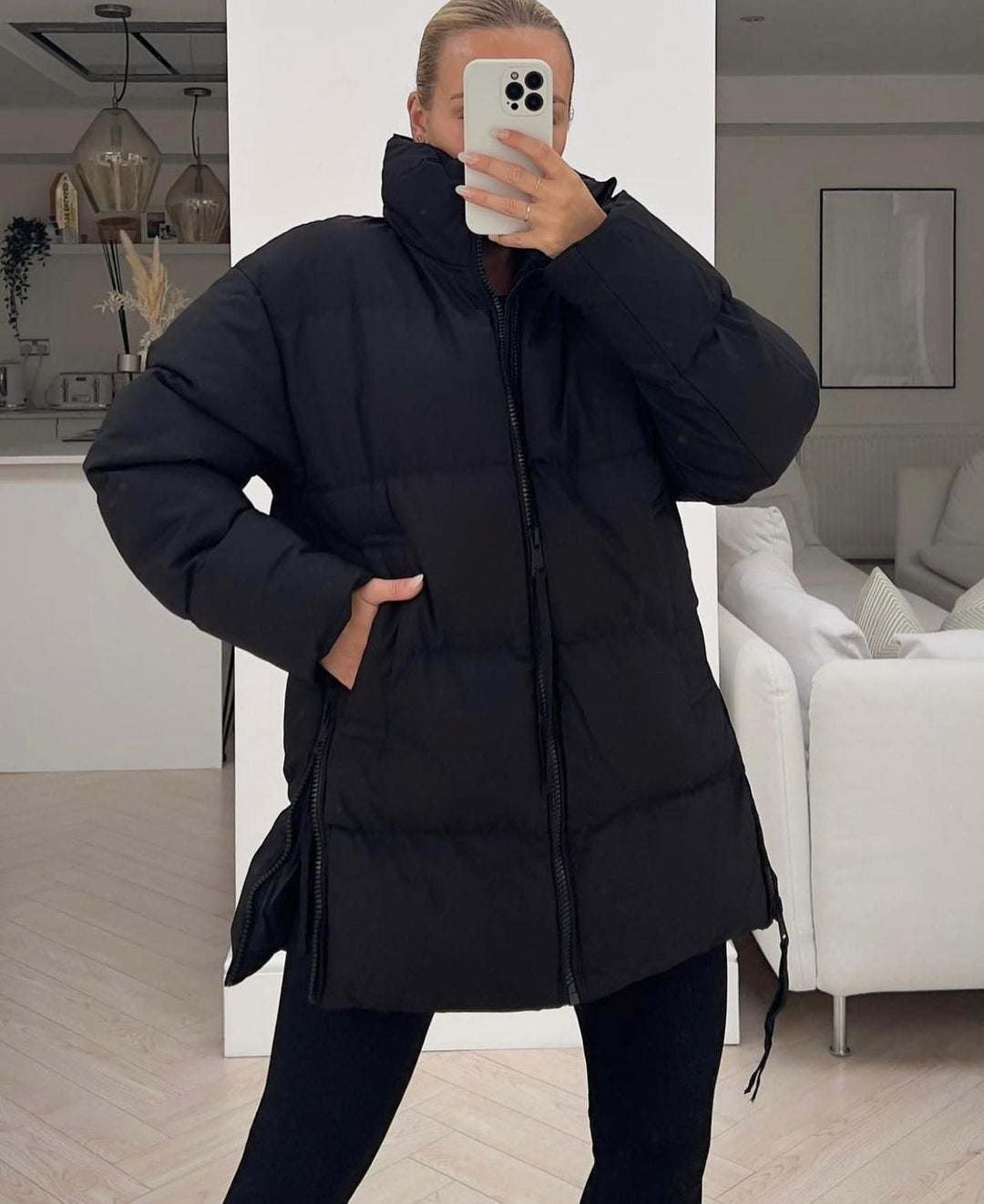 EB | Jacke Schwarz / Grün