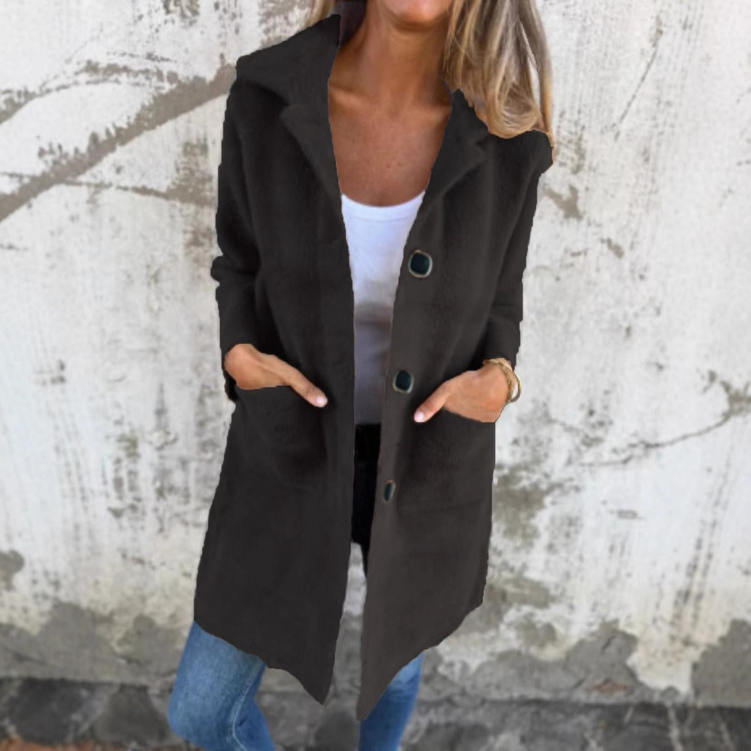 EB | Lange Jacke mit Knöpfen